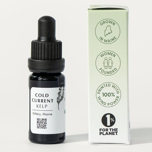 KelpGlow Facial Oil with Kelp Extract - Fragrance Free - Nourishing Face Oil for Glowing Skin - Clean & Natural Ingredients, Non-Greasy Formula - 10ml/0.34oz