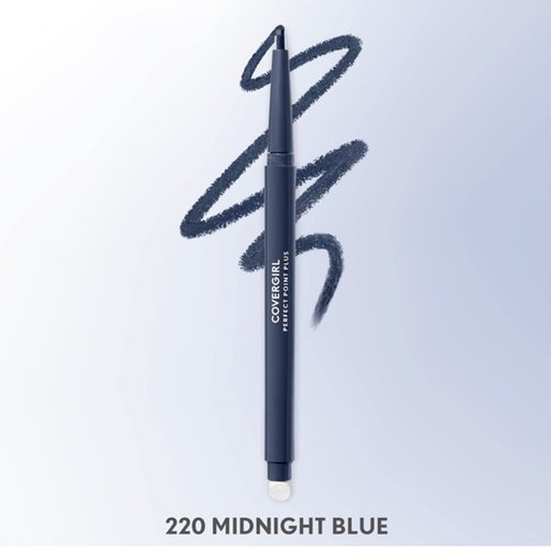 COVERGIRL Perfect Point Plus Eyeliner, Midnight Blue, 0.08 Ounce (Pack of 2)