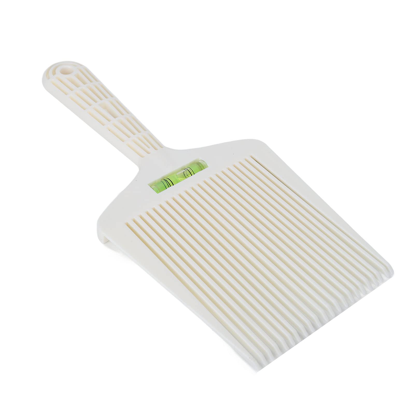 Barber Professional Flat Top Comb with Accurate Water Leveling - White Hair Styling Comb - Lightweight - Suitable for Men & Girls