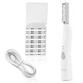 SPA SCIENCES - SIMA Patented Dermaplane Razor for Women Face – Painless 2-in-1 Facial Exfoliation & Peach Fuzz Hair Removal – Anti-Aging – 3 Speeds – Rechargeable – 7 Weeks Treatment