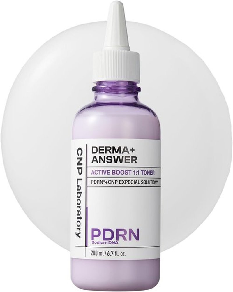 CNP PDRN Milky Toner - Active Booster with Niacinamide & Rice Water | 6.7 fl. oz. Korean Skincare