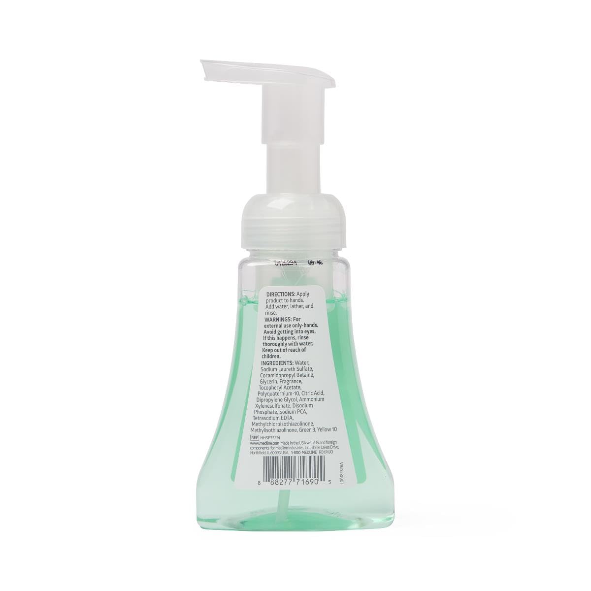 Medline Spectrum Foaming Hand Soap, Pump Bottle, 7.5 oz., Case of 12