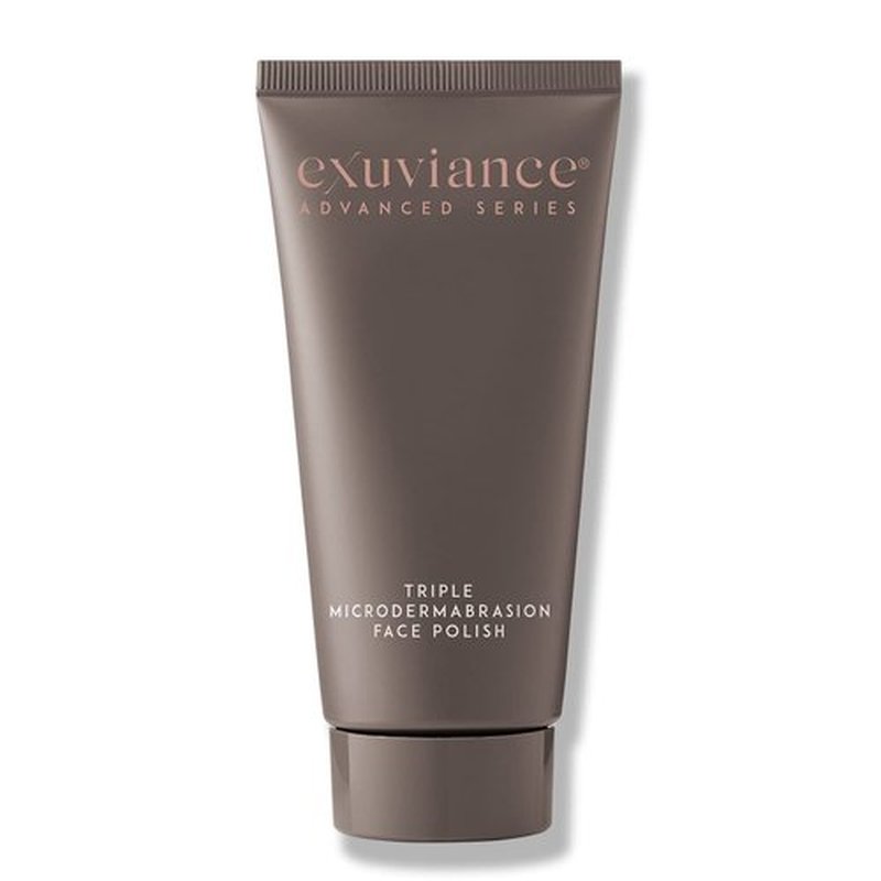 Exuviance Triple Microdermabrasion Face Polish - Glycolic Acid & Papaya Enzyme, 75g