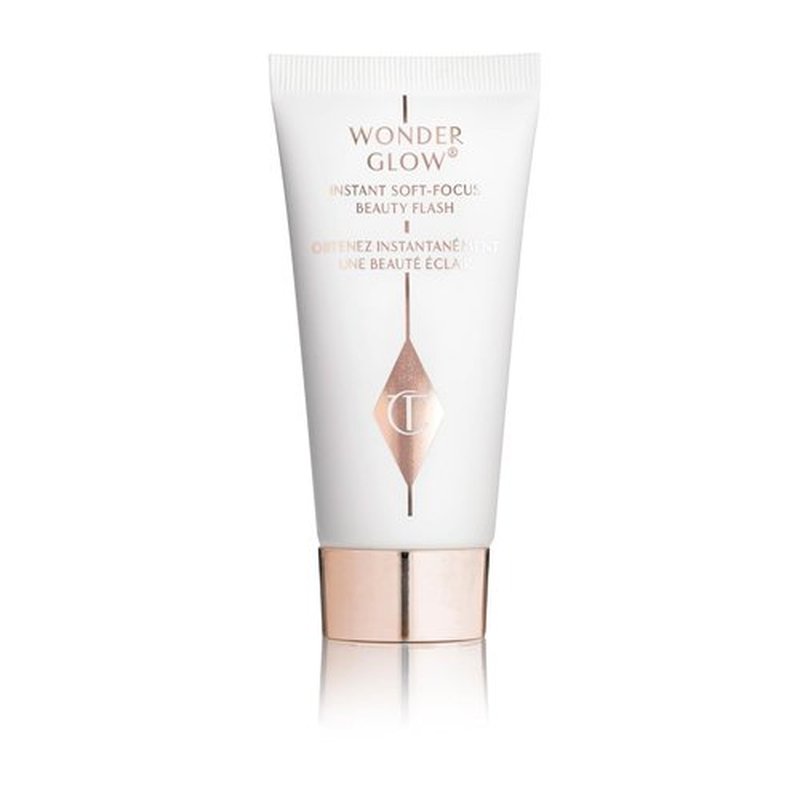 Charlotte Tilbury Wonderglow Face Primer - Illuminating Dewy Primer for Hydration & Imperfection Blur - Infused with Hyaluronic Acid & Rosehip Oil