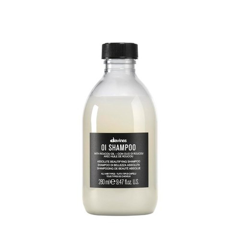 **Davines OI Shampoo - Milky-Smooth Hydrating Cleanser for All Hair Types | Antioxidant-Rich Roucou Oil, 9.47 Fl Oz**