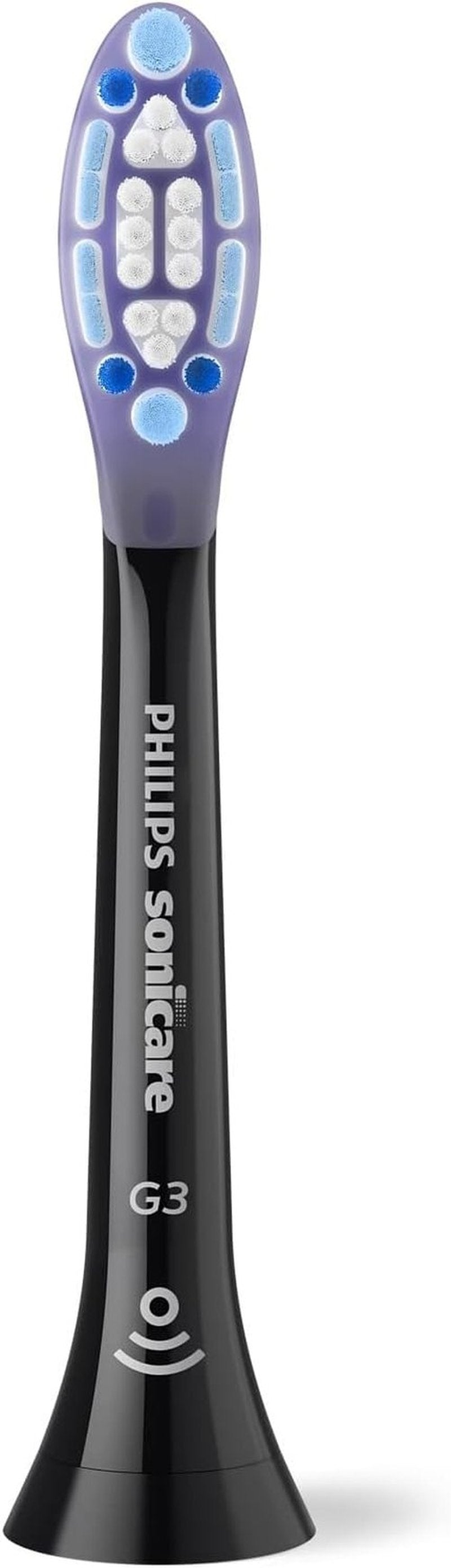 Philips Sonicare G3 Replacement Toothbrush Heads - Premium Gum Care, Black, 2-Pack, HX9052/88