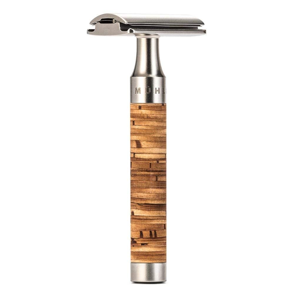 MÜHLE Rocca Stainless Steel Birch Bark Safety Razor