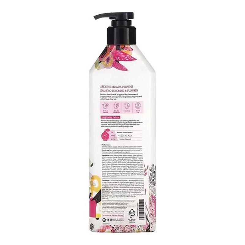 Kerasys Perfume Shampoo and Conditioner Set 20.3 fl oz / 600 ml (Blooming Flowery)