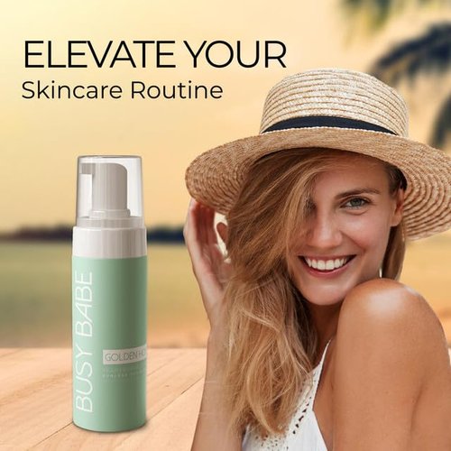 Golder Hour Tanning Mousse - Flawless Sun-Kissed Glow for All Skin Types | Dark Bronze 200ml