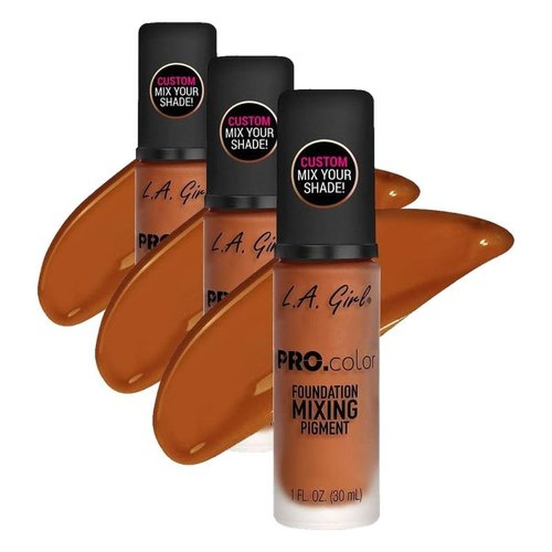 L.A. Girl PRO.color Foundation Mixing Pigment, Orange GLM713 (Pack of 3)