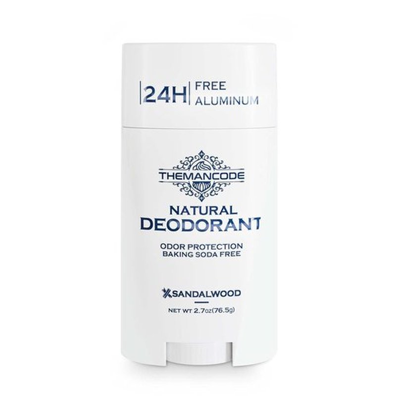 THEMANCODE Deodorant Stick - Aluminum-Free Sandalwood Formula for Powerful Odor Control | 2.7 oz