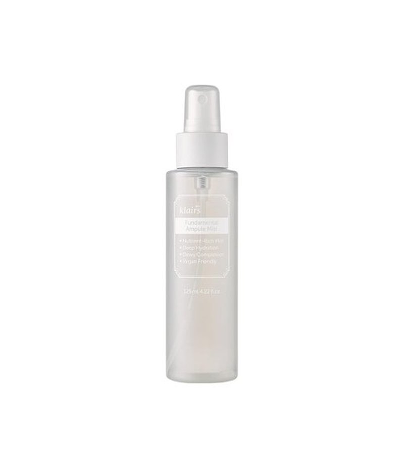 DearKlairs Fundamental Ampoule Mist - 75% Green Tea Face Toner Spray for Dewy Glow | Fragrance-Free, 4.22 Fl Oz