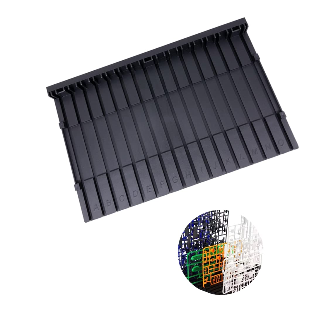 Easy-to-Access Model Parts Placement Rack Auxiliary Tool Rack Storage Container, Suitable for Gunpla Movable DIY Model Making Accessories, Size 11.4"x7.1"
