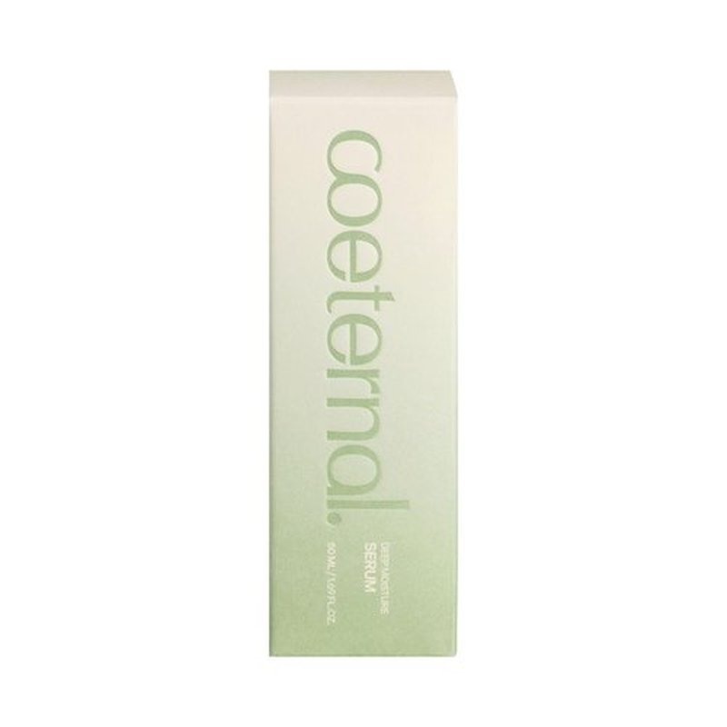 Coeternal Deep Moisture Serum – Korean Hydrating Face Serum with Algae11, Niacinamide & Arginine for Dry Skin, Barrier Repair & Glass Skin Glow, Fragrance-Free K-Beauty Skincare, 50ml / 1.69 fl.oz.