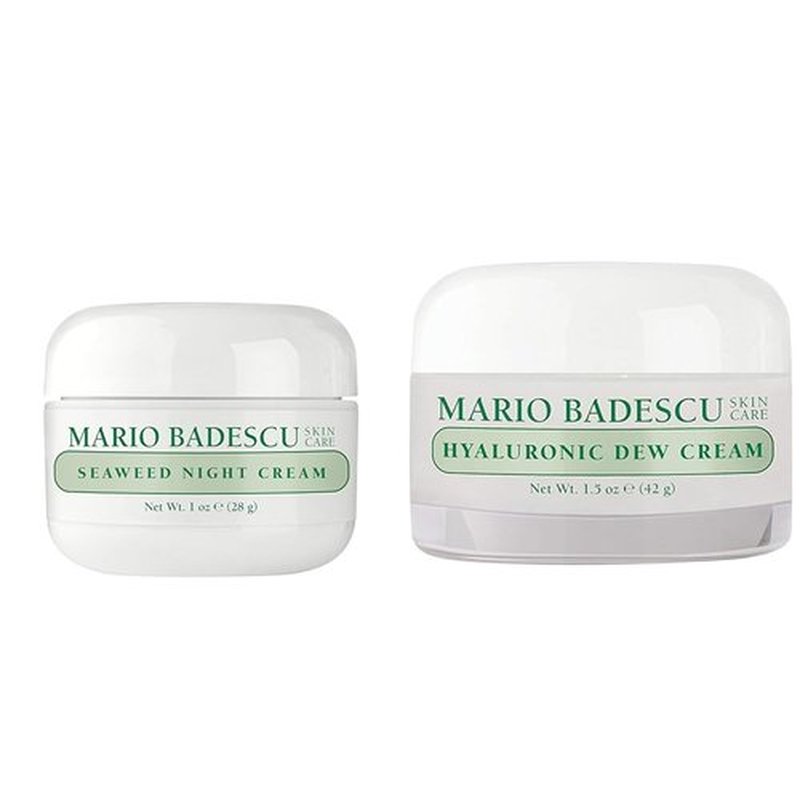 Mario Badescu Seaweed Night Cream - Anti-Aging Oil-Free Moisturizer with Collagen & Sodium Hyaluronate for Combination Skin