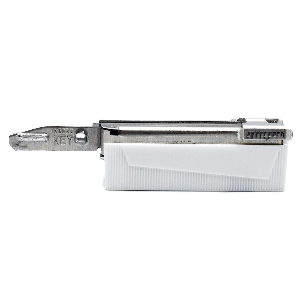 Parker Platinum Chrome Injector Razor Blades, 20 Count, Key Dispenser