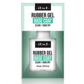 IBD Rubber Base Gel Nail Polish, Base Coat – Clear Soak-Off Builder Gel for Nails Strengthening & Breakage Prevention, 0.5 fl oz