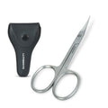 Eagerbeauty- Stainless Steel Curved Blade Small Menicure and Pedicure Cuticle Scissors for Trimming the Fingernails, Toenails, Eyebrow, Eyelash, Dry Skin – Nail Scissors (B)