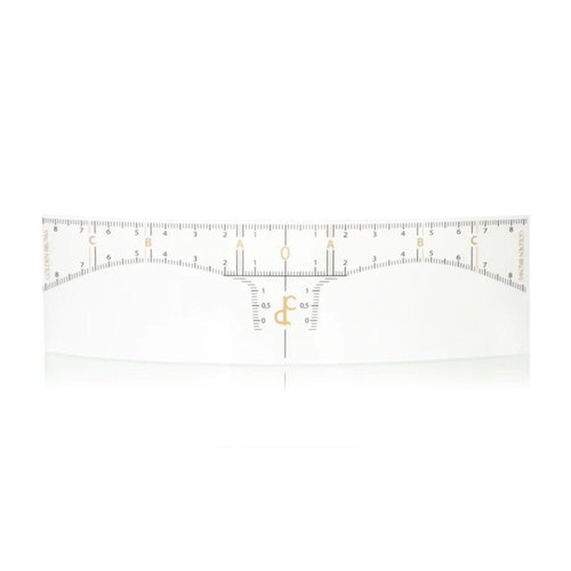 Daria Chuprys Original Golden Brows Eyebrow Measurement Ruler Roll of 50pcs