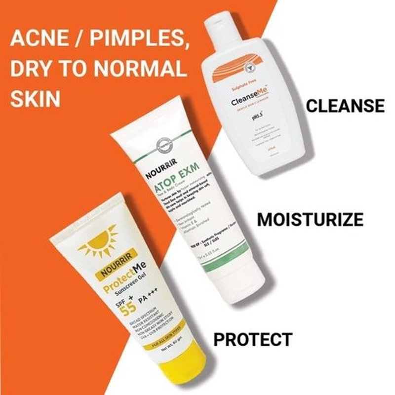NOURRIR Atop Exm Face & Body Hydrating Moisturizer for Dry to Very Dry, Sensitive Skin| Moisturizer for Deep Nourishment & Hydration| Non-Greasy, Fragrance-Free| Paraben Free | 75 ml
