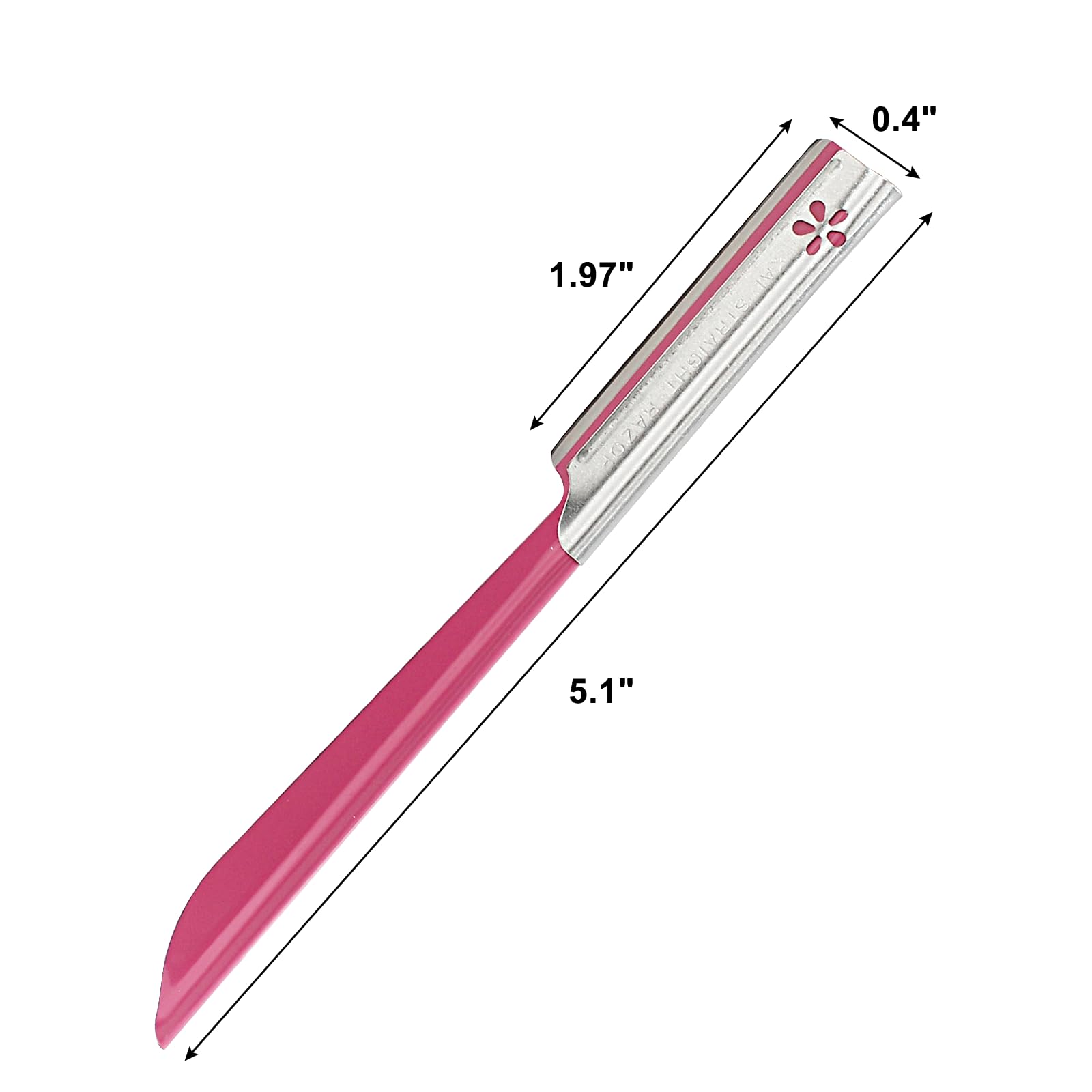 Coufce 10 pcs Red and Blue Eyebrow Trimmer Women