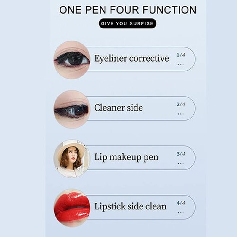 Newfacefure Makeup Remover Eraser Pen, Eye Make Up Corrector, Easy to Remove and Correction Magnetic Eyeliner Fixer, Extract for Sensitive Skin Original