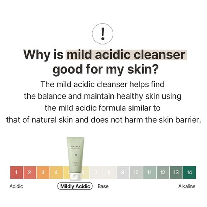 Mixsoon Master Gentle Recipe Foam Cleanser - Mild Exfoliation with Amino Acid Complex & Cica | 150ml