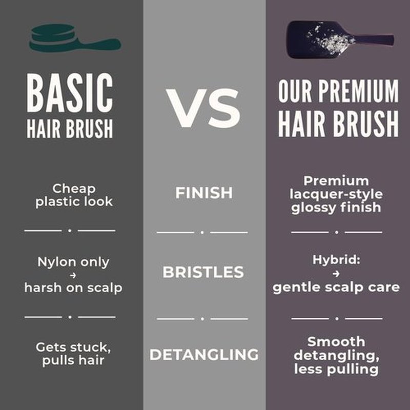 aisen Japan - Boar Bristle Hair Brush – Japanese Urushi Lacquer Paddle, Smoothing & Anti-Frizz, Scalp Massage Detangler, Elegant Gift Box, Made in Japan (Pearl White)
