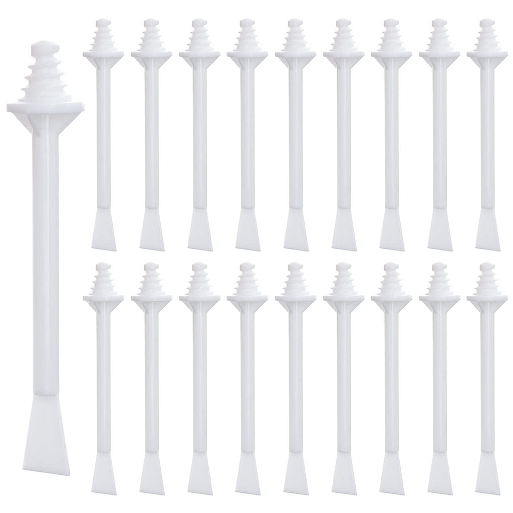 Plastic Wax Applicator Sticks and Disposable Spatulas - 50 Pieces for Nostril Cleaning, Nose Hair Removal, and Waxing