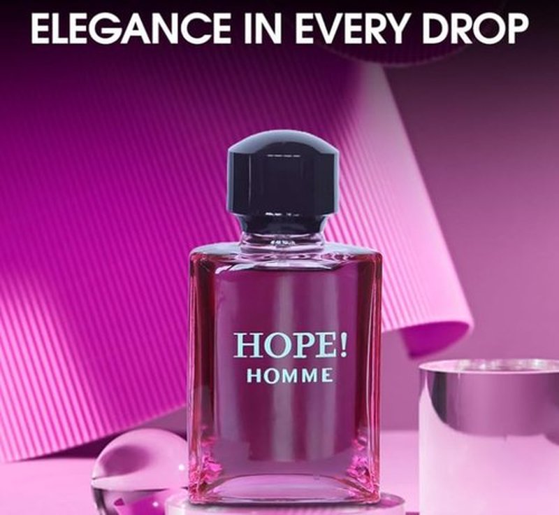 Hope Cologne for Men - Elegant Fruity & Floral Eau De Toilette Natural Spray | 3.4 Fl Oz (100 Ml)