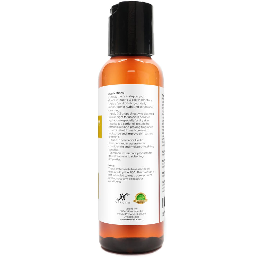 velona Meadowfoam Seed Oill 2 Fl Oz | 100% Pure and Natural Carrier Oil | Refined, Expeller Pressed | Skin, Hair, Body & Face Moisturizing | Use Today - Enjoy Results