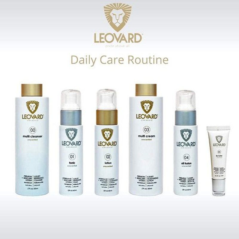 Leovard Lip Luster Hyaluronic Acid Lip Balm - Organic Hydrating Treatment for Fuller, Plump Lips (1 Pack)