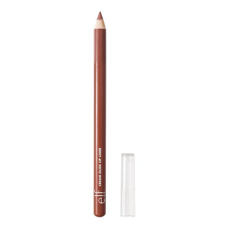 e.l.f. Cream Glide Lip Liner - Highly Pigmented Pencil for Shaping & Sculpting Lips | Mauve Aside, Vegan & Cruelty-Free