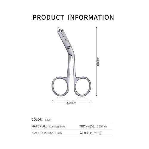 2pcs Stainless Steel Eyebrow Tweezers for Women Handle Shaped Angled Tweezers Flat Tip Hair Plucker for Eyebrow Trimming and Shaping, Face Hair Tools for Women