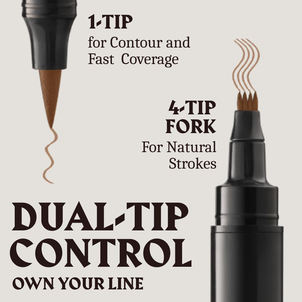 Striking Viking Beard Pencil Filler for Men - Light Brown, 2 Pens Pack