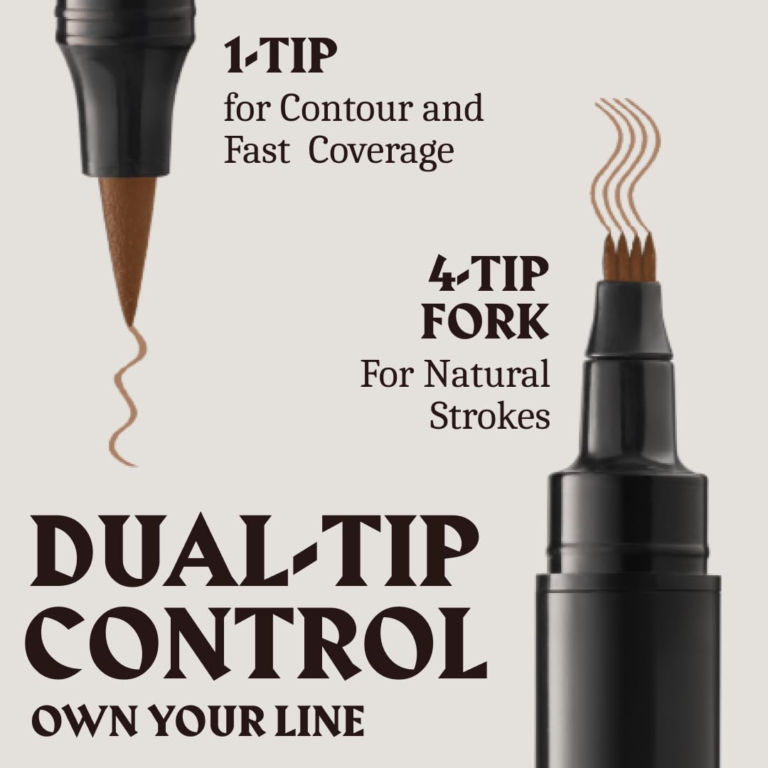 Striking Viking Beard Pencil Filler for Men - Light Brown, 2 Pens Pack