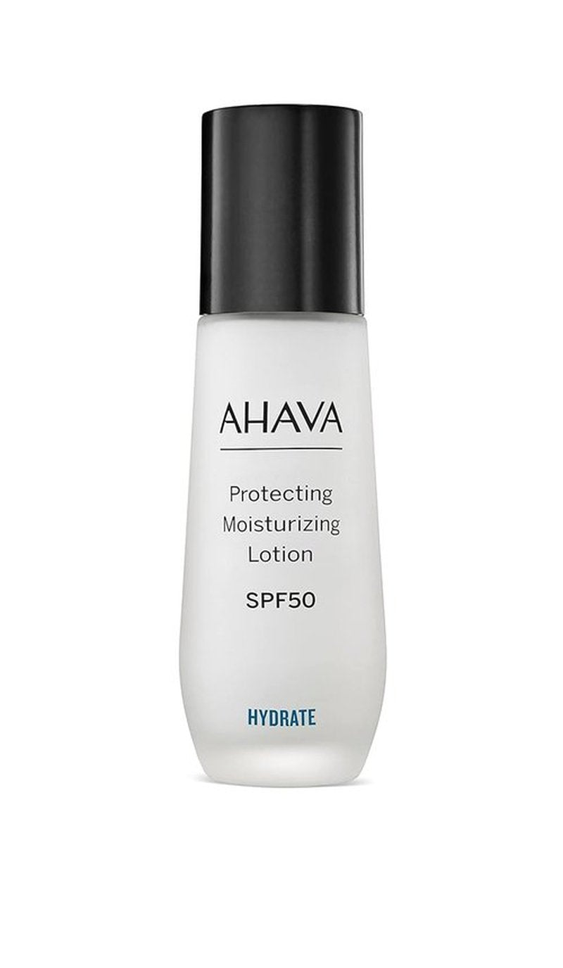 AHAVA Protecting Moisturizing Lotion SPF 50 - Daily Skin Defense & Hydration, Boosts Freshness & Glow, 1.7 Fl. Oz