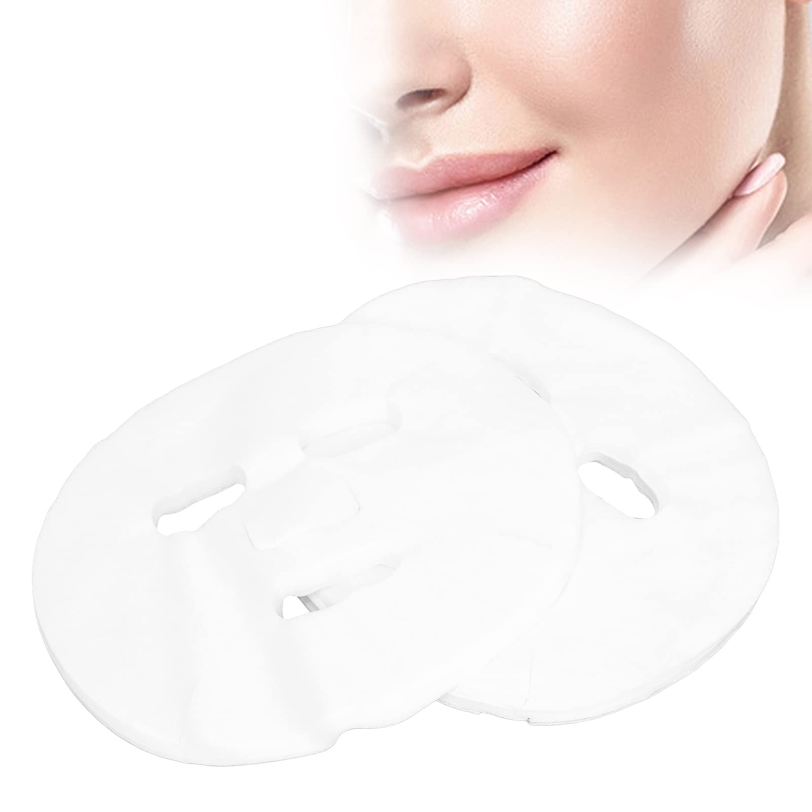 ZJchao Sheet Masks, 50pcs Mask Paper Home Masks Sheets Moisturizing Face for DIY Skin Care Hydrating Disposable Cotton Masks Paper for Wet Skincare Salon Home Spa DIY