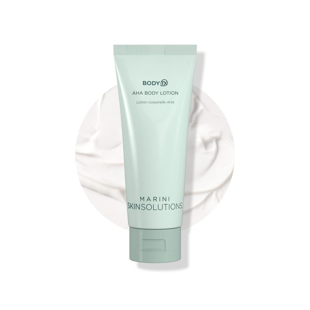 Marini SkinSolutions BodyTX - AHA & PHA Body Lotion with Glycolic Acid & Shea Butter - Exfoliates Skin & Provides Long-Lasting Hydration - Cruelty Free - Made in the USA - 4 fl oz