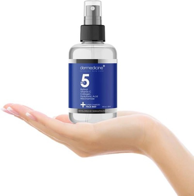 Skiennix 5-in-1 Super Charged Anti-Aging Face Mist | Hydrates, Refreshes & Brightens | 4 fl oz, 120 ml