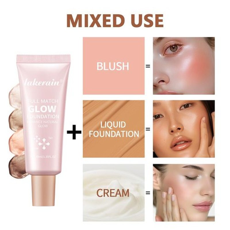Regine Switzerland Natural Glow Illuminator Glotion - Lightweight, Moisturizing Makeup Highlighter for Radiant, Sun-Kissed Skin | 1.35 Fl Oz (#4 Deep)