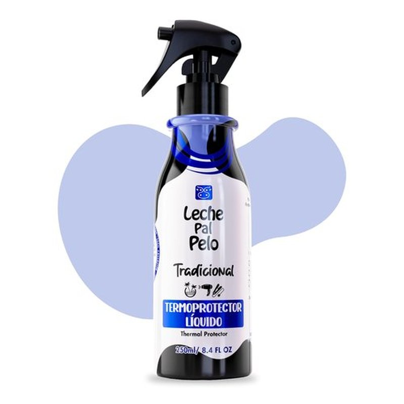 Leche Pal Pelo Traditional - Thermal Protector - Heat Protection Spray for Hair - Lightweight Heat Protector for UV Rays and Dry Air - 8.4 oz