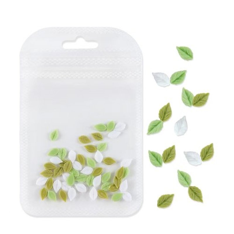 Flower Leaf Nail Charms 3D Mini Charms for Nails Design Nail Floral Leaves Flat Back DIY Nail Art Decoration for Women Girls Spring Nails Art Supplies Accessories 2 Bags