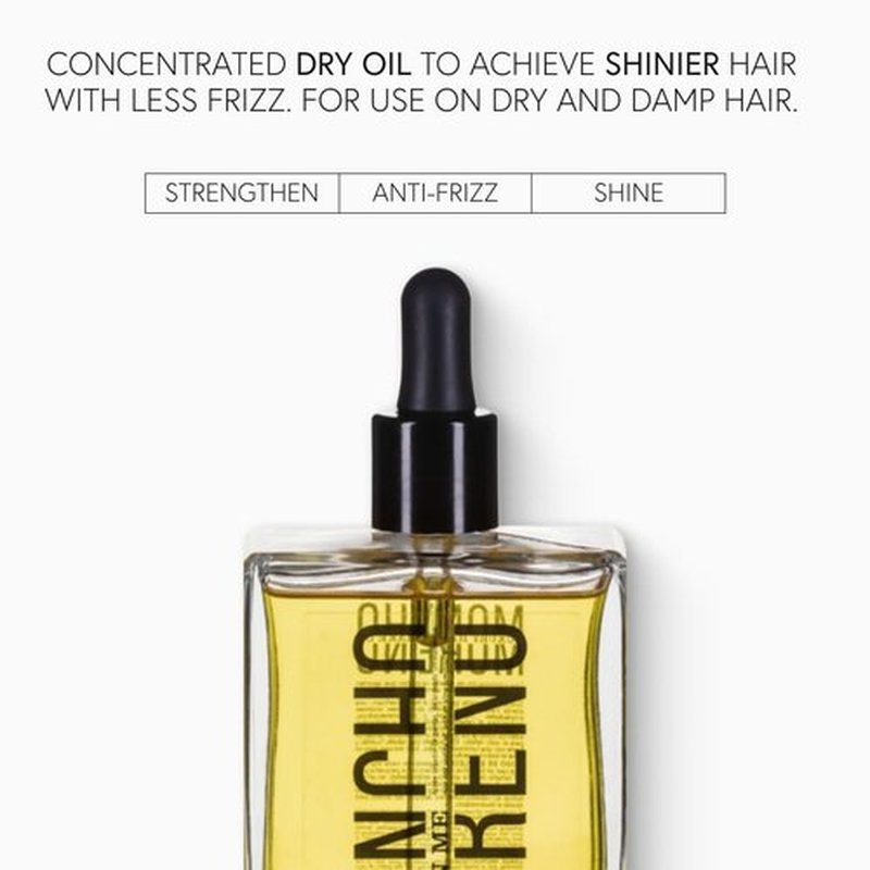 Moncho Moreno Shine On Me - Anti-Frizz Hair Oil with Argan Oil & Vitamin E for Soft, Shiny Hair (1.7 Fl Oz)
