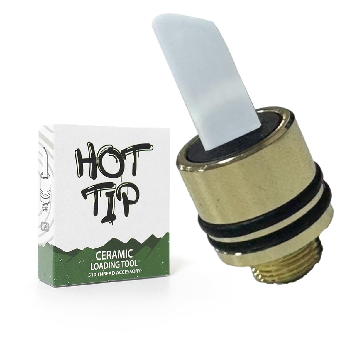 Ceramic Heating Head Heating Multi-Tool for Slicing Wax or Viscous Oil etc, Gold