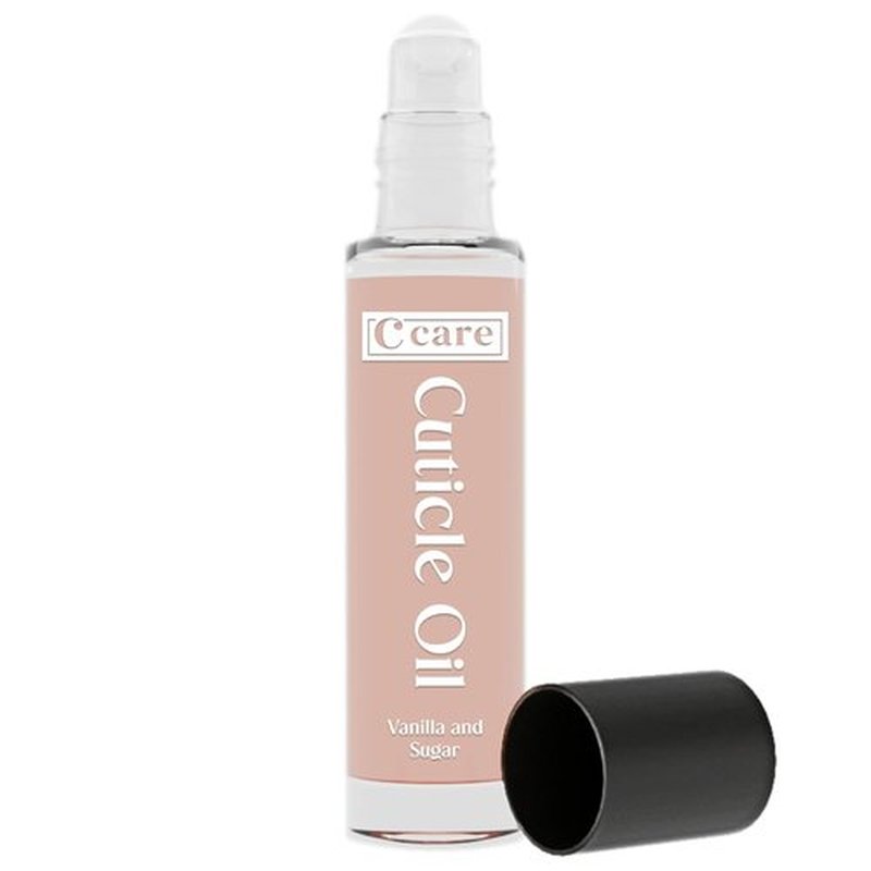 C CARE Vanilla & Sugar Cuticle Oil - Natural Hydrating Nail Treatment for Damaged Skin & Thin Nails | 10ml