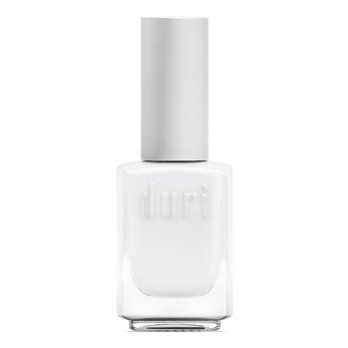 duri 4 Blank Nail Polish, Pure White, Ful Coverage, Quick Drying, Lasting, 0.45 Fl Oz