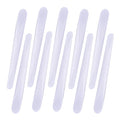 AKOAK 10 Pcs 10.8cm Mask Stick Makeup Spatula DIY Plastic Mask Stirring Spatula Makeup Tool (White)