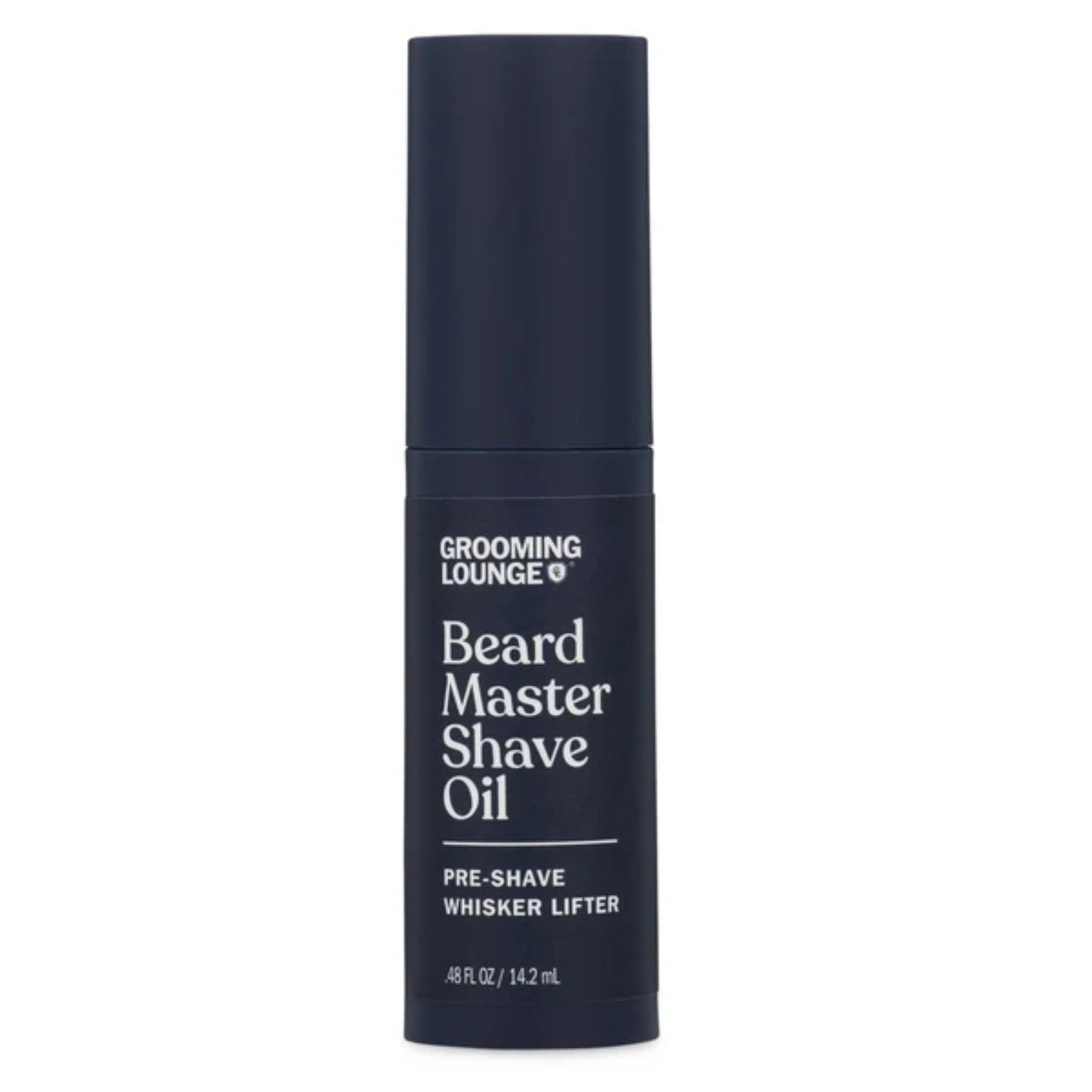 Grooming Lounge Beard Master Shave Oil - Eliminates Razor Drag and Burn - No Clogged Pores or Residue - Can be Used Solo or With a Cream - Translucent Solution - No Parabens - Cruelty Free - .5 oz