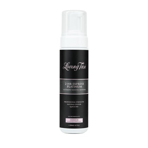 Loving Tan Platinum Self Tanning Mousse - Darkest Shade, Streak-Free Formula | 6.7 Fl Oz, 10+ Applications